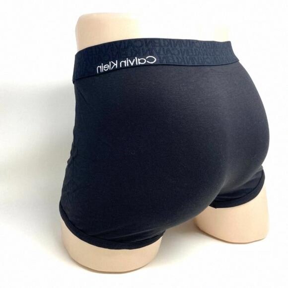 💖MEGA SALE💖Calvin Klein 1 Reconsidered Trunk Black NB2682001 Size Men's Cotton - Picture 3 of 8